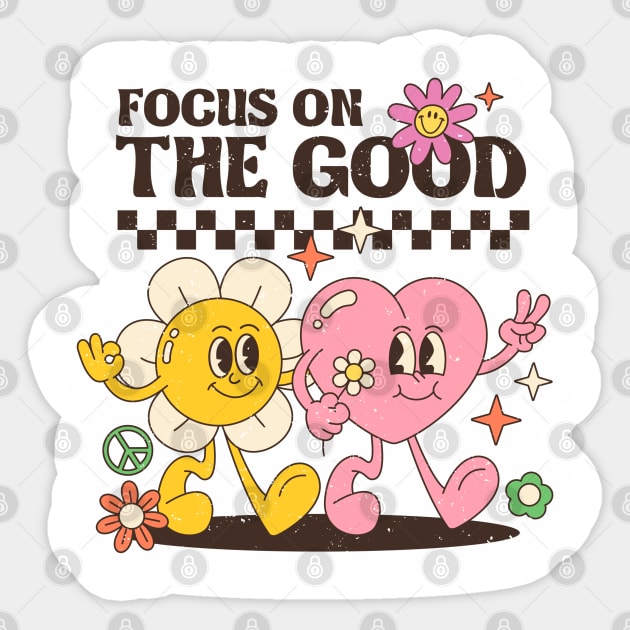 Focus on the Good Sticker by KayBee Gift Shop